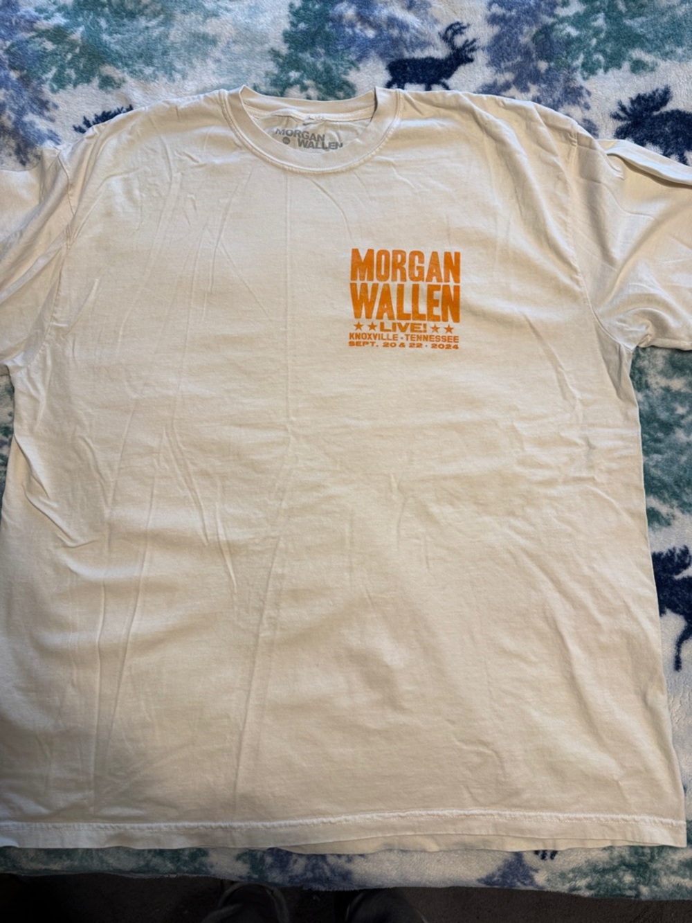 Live! Knoxville Tennessee White Graphic Tee